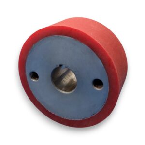 Infeed Nip Wheel - Urethane Covered - 1.50" Wide with Through Holes