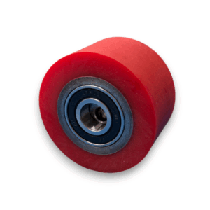 Rotary Cutter Infeed Nip Wheel - Red Urethane - 1.75" Wide